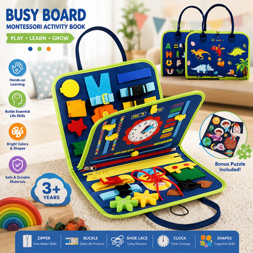 Montessori felt busy - montessori, board