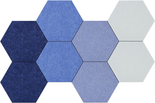 Vienrose hexagon felt bulletin - vienrose,