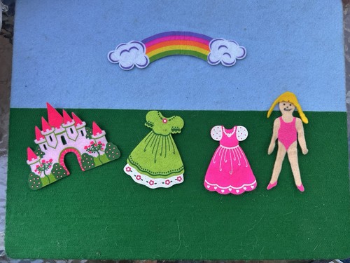 Vintage feltkids felt board - vintage,